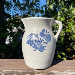 Vintage Pitcher Floral Ceramic Pitcher